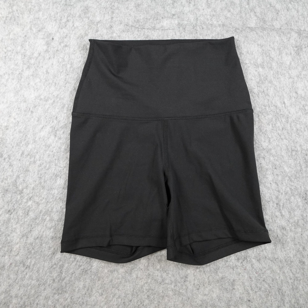 Yogalicious Short Women Small Black Lux Everyday 5" Super Hi Rise Biker Athletic